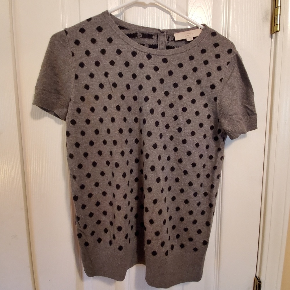 Polka dot sweater